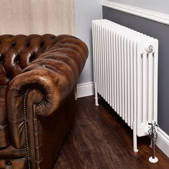 White Horizontal Column Radiator