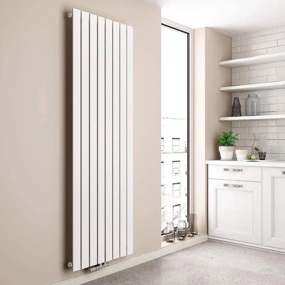 What are the leading suppliers of radiators for central heating (not electrically heated) to the UK?