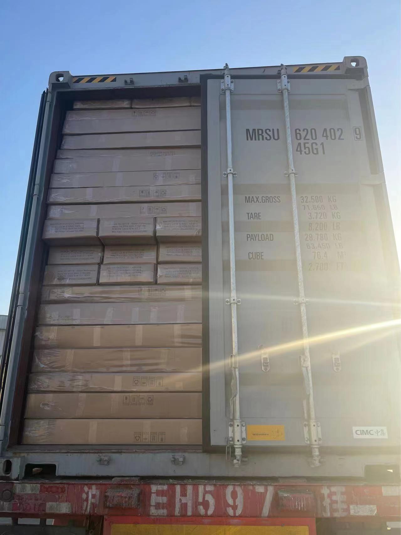 Latest shipment of radiators to Felixstowe in UK