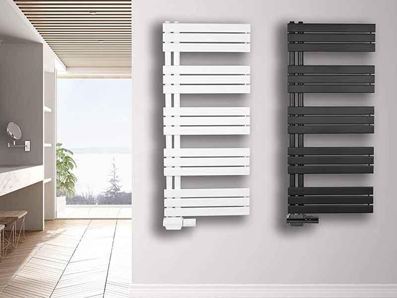 can a towel radiator heat a bathroom