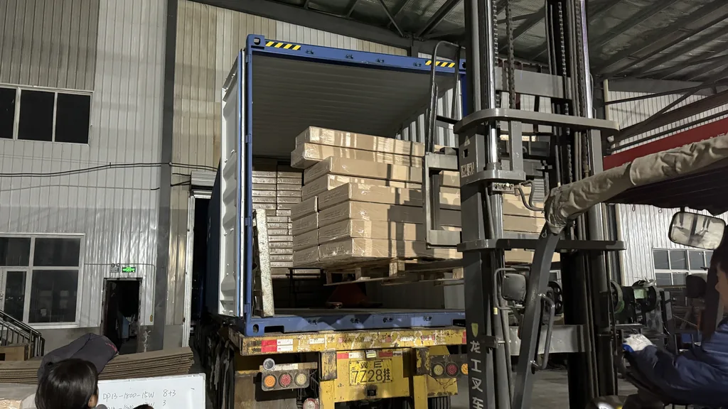 Export radiator packaging for Deutschland
