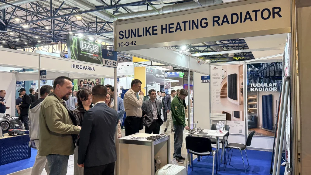 SUNLIKE radiator exhibition display in Ukraine